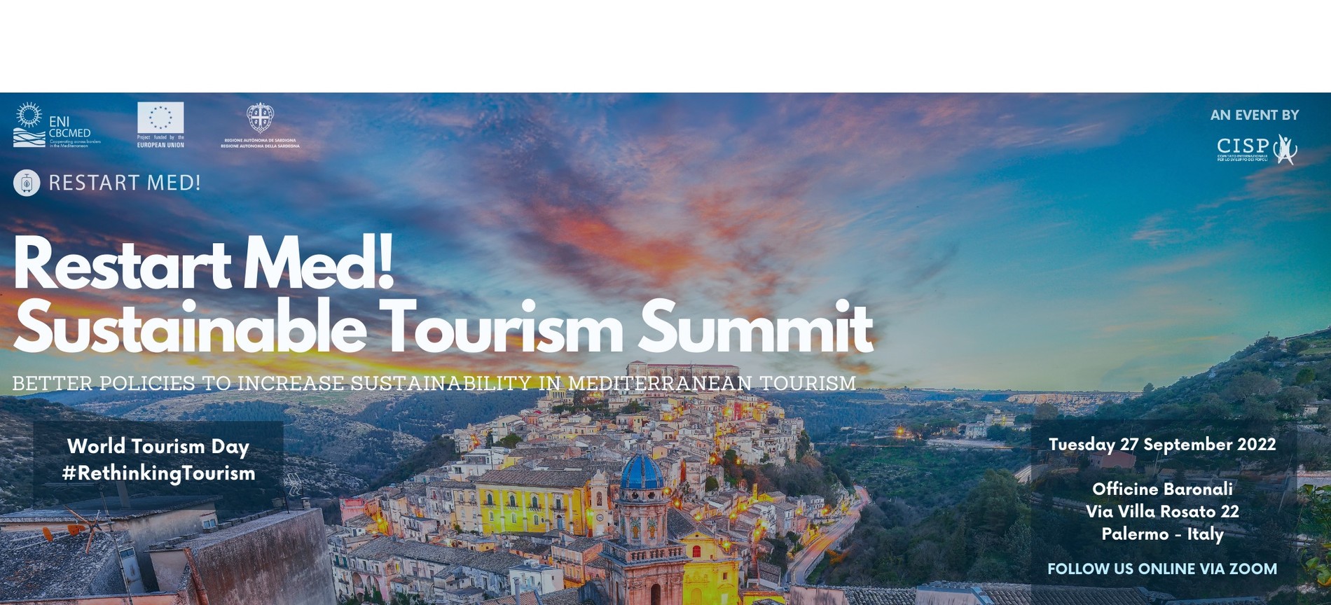 RESTART MED! organises Tourism Summit on World Tourism Day
