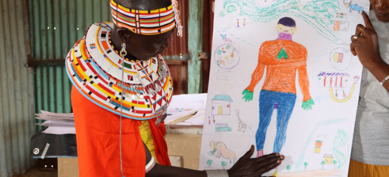 Kenya, body mapping per il progetto ESARO